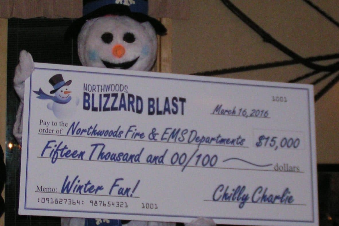 Northwoods Blizzard Blast Supports Local Fire & EMS Departments