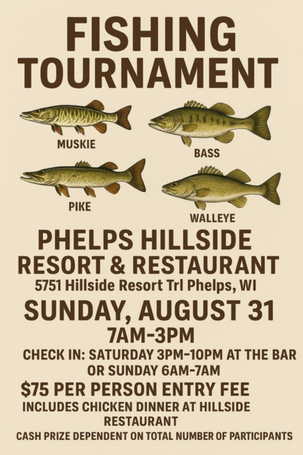 Hillside fishing tourn