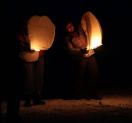 Blizzard Splash Paper Lanterns