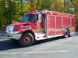 Phelps Fire Department truck