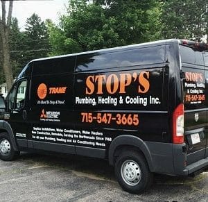 Stops Heating & Cooling Logo